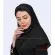 مقنعه مشکی نقاب مشکی کد 47