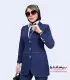 کت شلوار زنانه فیونا آبی کد 105