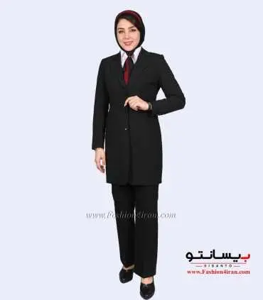کت شلوار فیونا مشکی کد 118