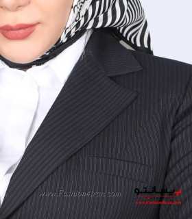 کت زنانه با شلوار دیپلمات دو خط