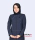 مانتو شلوار فرم پیردوپل سرمه‌ای