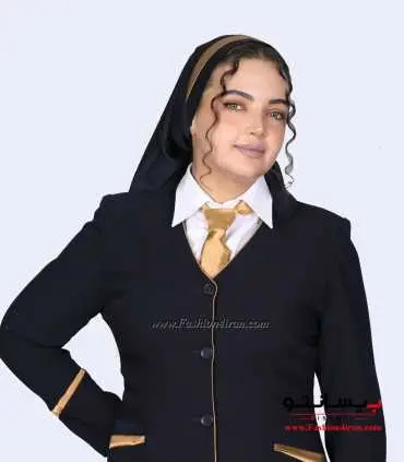 کت شلوار کرپ خرجیکار طلایی کد 75