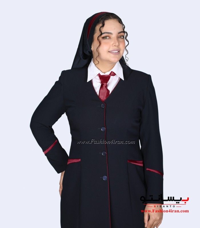 کت شلوار کرپ خرجیکار زرشکی کد 75
