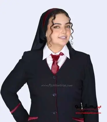 کت شلوار کرپ خرجیکار زرشکی