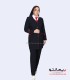 کت شلوار کرپ خرجیکار قرمز کد 75