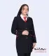 کت شلوار کرپ خرجیکار قرمز کد 75