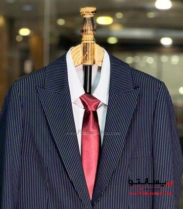 کت شلوار زنانه دیپلمات سرمه‌ای کد 111