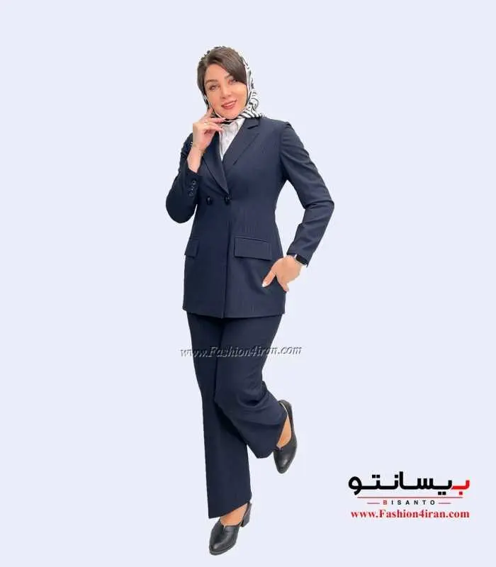 کت شلوار دیپلمات دو خط کد 58 | ظاهری شیک و زیبا برای بانوان