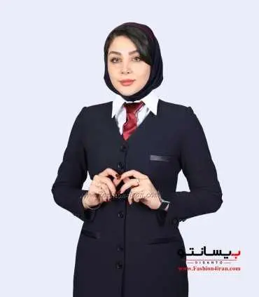 مانتو شلوار بزیاق ترک سرمه‌ای