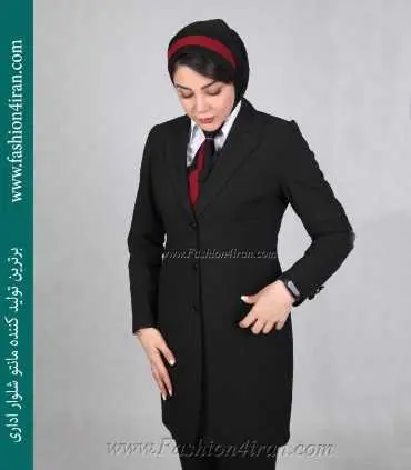 کت شلوار زنانه فاستونی ترک مشکی کد 118