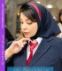 مقنعه فرم مینی اسکارفی تل قرمز کد 8