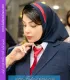 مقنعه فرم مینی اسکارفی تل قرمز