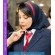 مقنعه فرم مینی اسکارفی تل قرمز کد 8