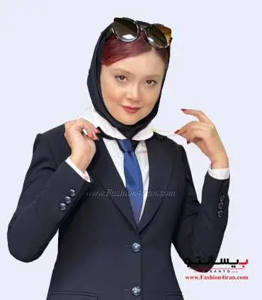 کت‌ شلوار زنانه پارچه کرپ سرمه‌ای کد 104