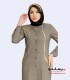 مانتو شلوار اداری پیردوپل نسکافه‌ای