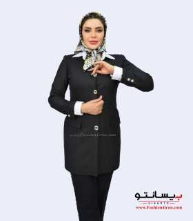 کت زنانه با شلوار فاستونی ترک کد 113