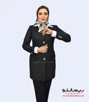 کت زنانه با شلوار فاستونی ترک کد 113
