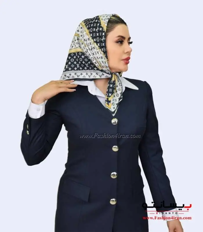 کت شلوار زنانه پارچه فاستونی ترک کد 113