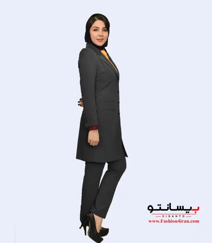 مانتو شلوار زنانه فیونا نوک مدادی کد 112