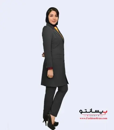 مانتو شلوار زنانه فیونا نوک مدادی کد 112