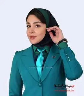 مانتو شلوار اداری کرپ مازراتی کله غازی کد 112