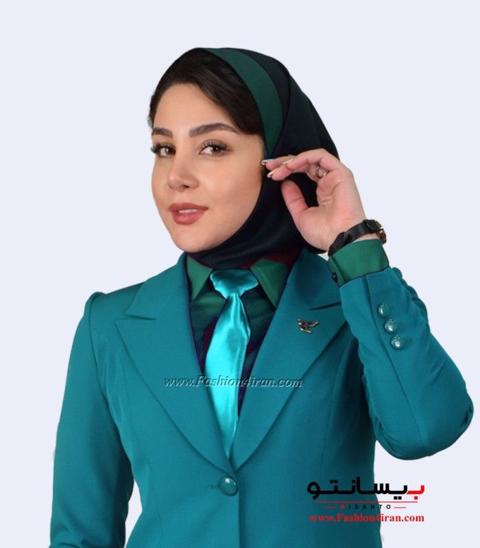 مانتو شلوار اداری کرپ مازراتی کله غازی کد 112