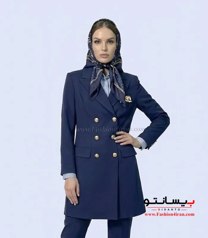کت شلوار زنانه رسمی فاستونی زنانه کد 54