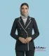 کت‌ شلوار زنانه مشک ی فاستونی ترک با خرجیکار طوسی کد 501