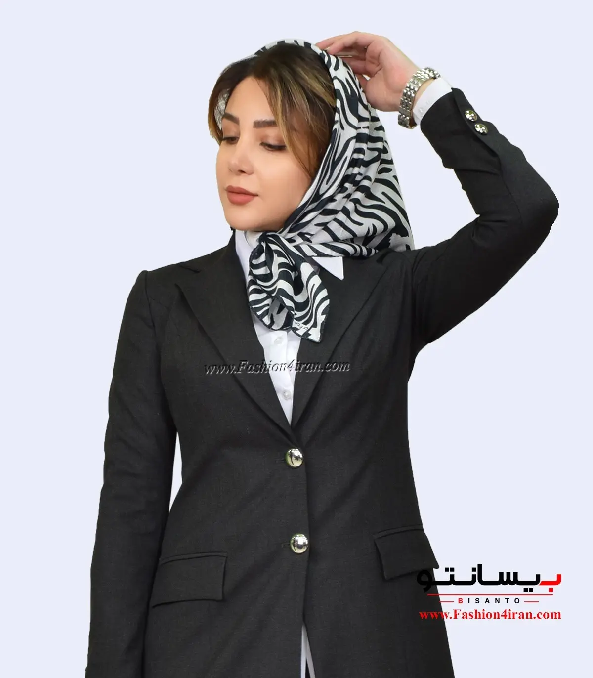 کت شلوار زنانه اداری فاستونی ترک نوک مدادی