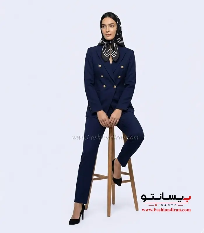 کت‌ شلوار زنانه فاستونی ترک کد 505