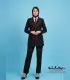 کت‌ شلوار زنانه فاستونی با خرجیکار زرشکی کد 501