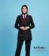 کت‌ زنانه مشکی با شلوار فاستونی با خرجیکار زرشکی کد 501