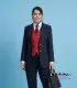 کت شلوار و جلیقه رنگ قرمز فاستونی ترک کد 120