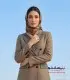 کت‌ شلوار پیردوپل نسکافه‌ای با خرجکار طوسی کد 508 نمای نزدیک
