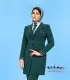 کت شلوار زنانه کرپ کالیفرنیا رنگ سبز لجنی کد 110