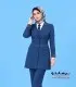 کت شلوار زنانه کرپ کالیفرنیا رنگ سرمه‌ای کد 110