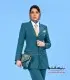 مانتو شلوار رسمی زنانه کله‌غازی با جزئیات طلایی کد 509