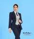 کت شلوار و جلیقه زنانه نقره‌ای فاستونی ترک کد 120 نیم تنه