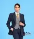 کت شلوار و جلیقه زنانه سرمه ای طوسی فاستونی ترک کد 120