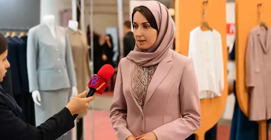 مانتو اداری با پارچه فاستونی ترک انتخابی شیک و حرفه‌ای