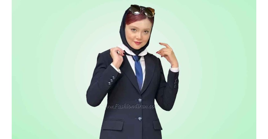 نحوه ست کردن کراوات با مانتو شلوار اداری