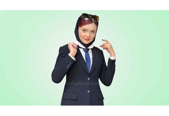 نحوه ست کردن کراوات با مانتو شلوار اداری